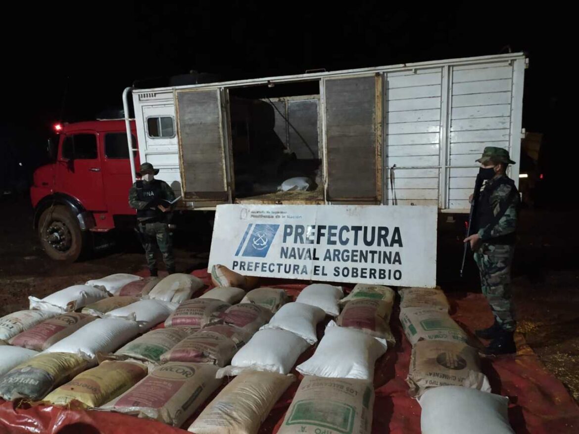 Contrabando de granos: Secuestraron más de cinco toneladas de soja en Misiones