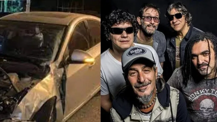 Los músicos de Kapanga casi se matan en un choque frontal en la Ruta 7: “No nos morimos de casualidad”