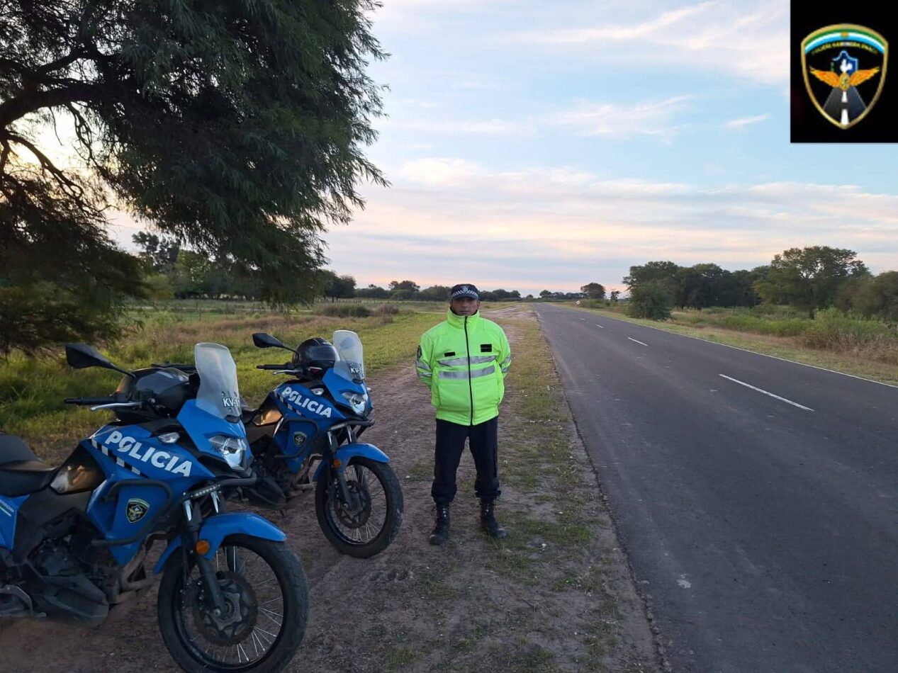 Fuerte operativo vial integral de la Policia Caminera y agentes de Colonia Aborigen